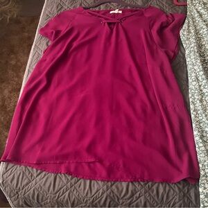 Magenta blouse